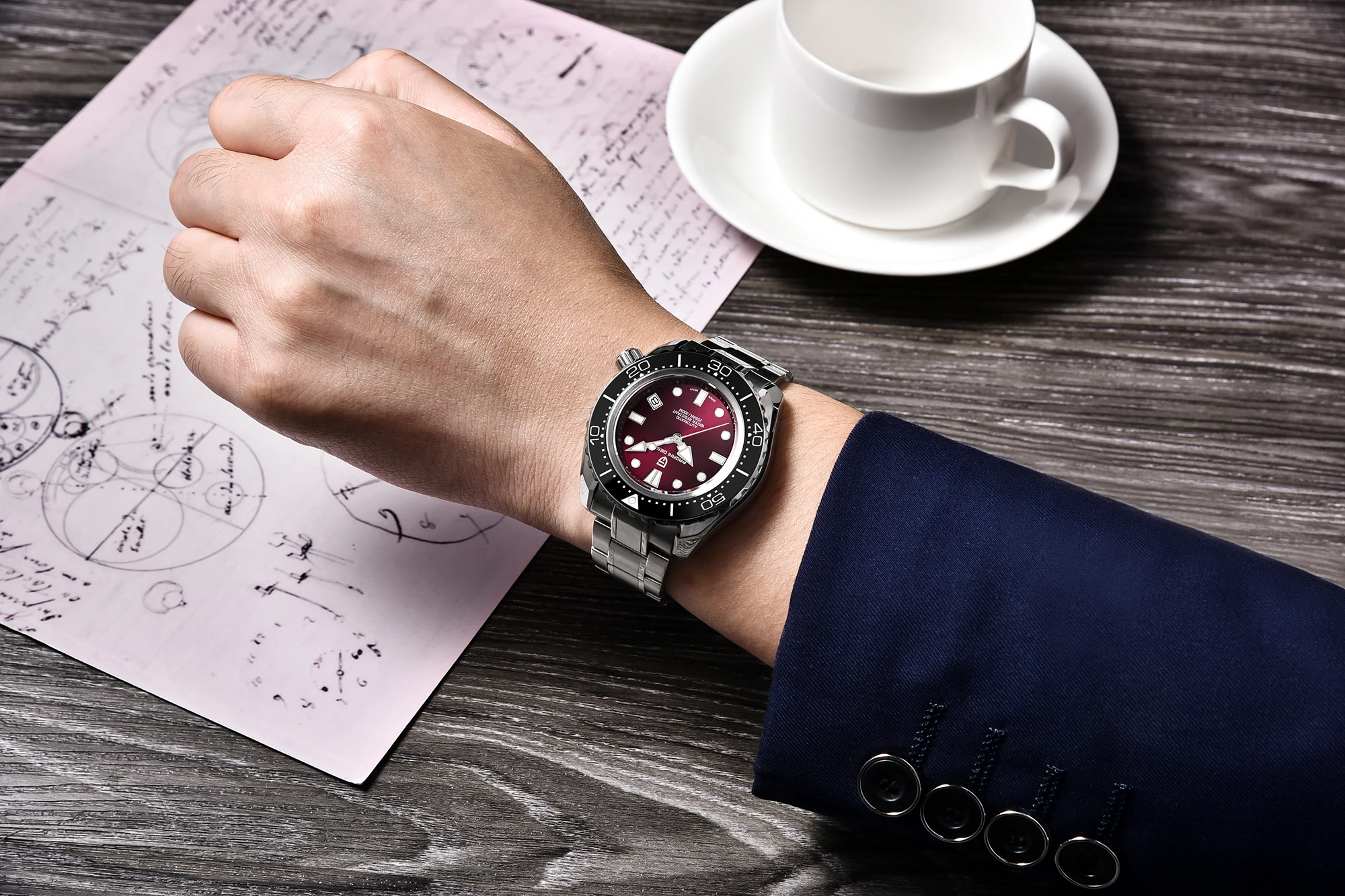 PAGANI DESIEN Mechanical Automatic Watch Japan NH35A Luxury Sapphire Bracelet Accessories Men's Watch 2022 New Relogio Masculino best mechanical watches