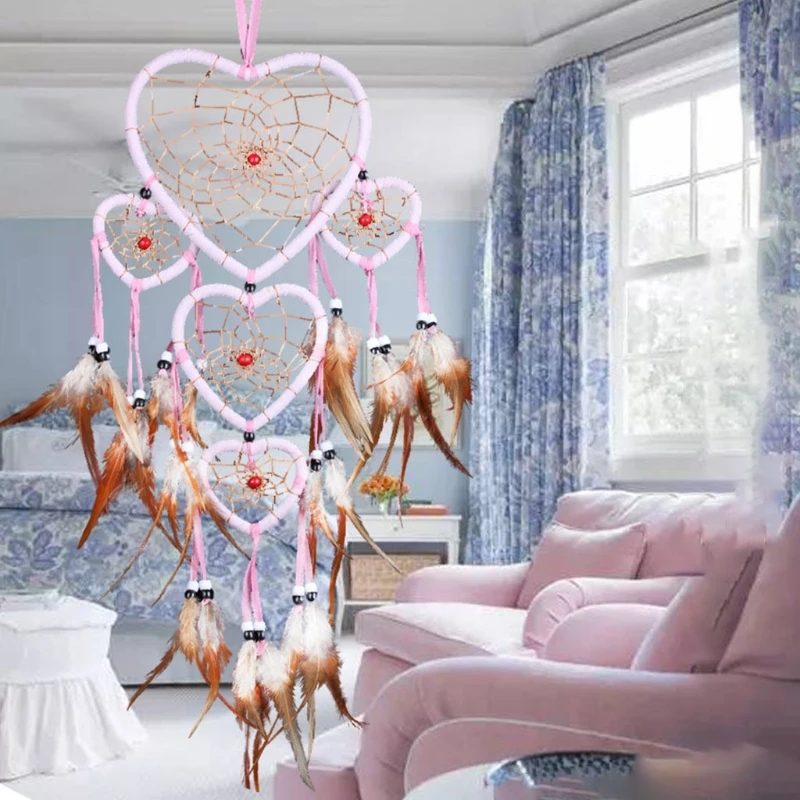 1Pc Love Heart Shape  Dream Catcher Rings Metal Craft Hoops for Dreamcatchers Wreaths Macrame Project DIY Accessories 5-20cm 4