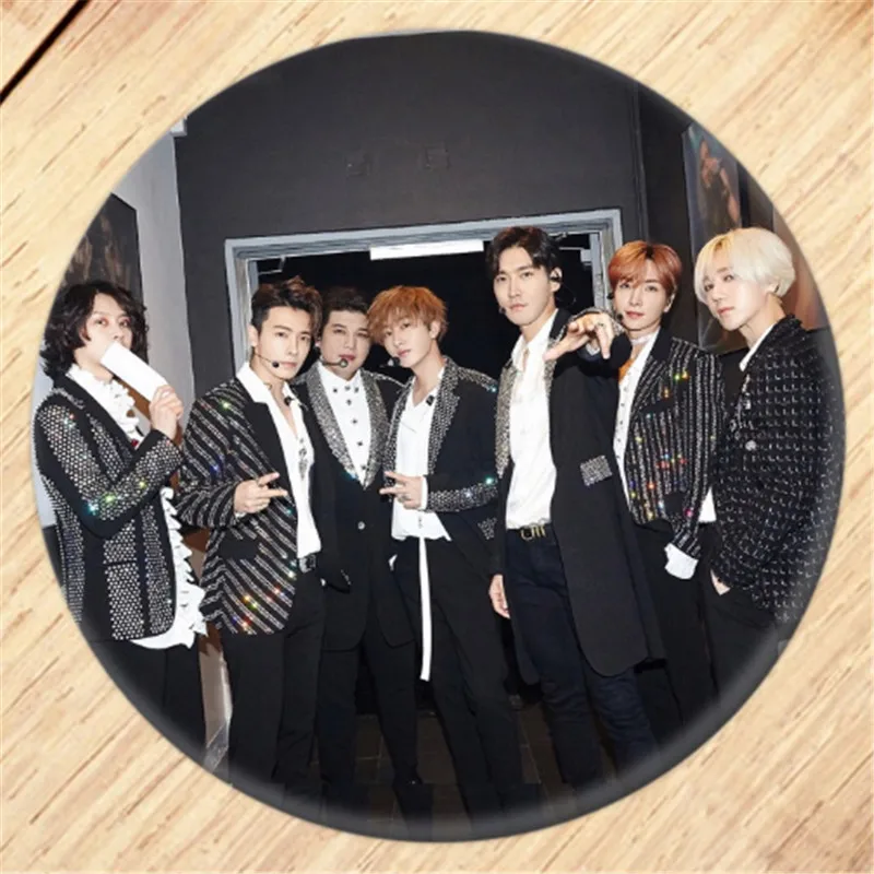 Kpop Super Junior Брошь булавка Play Album Супер шоу 7 значков для одежды украшение для рюкзака ювелирные изделия B060 - Окраска металла: 16