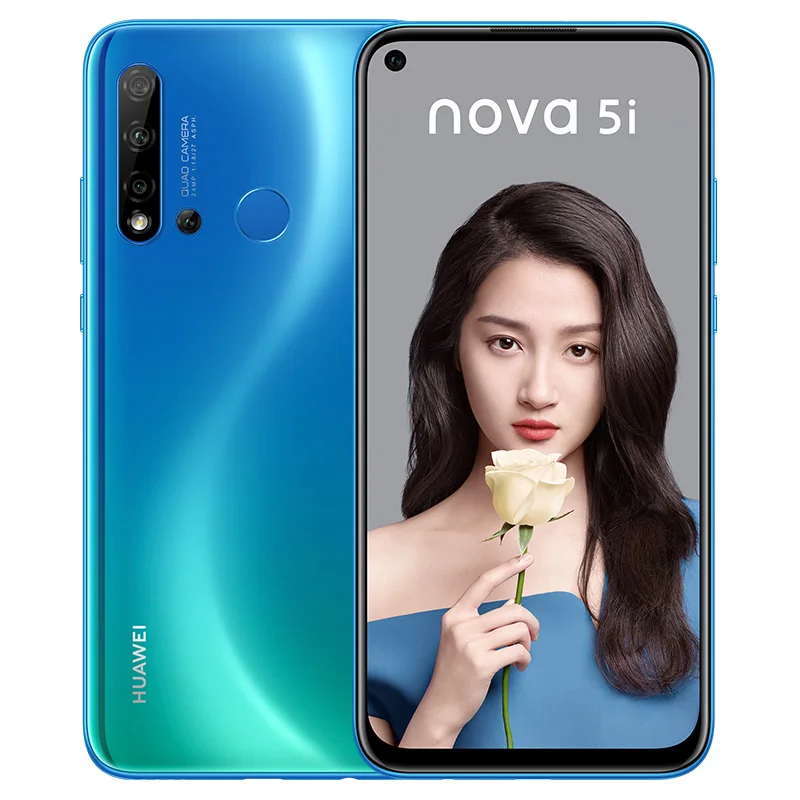 Мобильный телефон HuaWei Nova 5i 4G LTE Kirin 710 2310X1080 6," ips 8 Гб ram 128 ГБ rom МП отпечаток пальца OTG Android