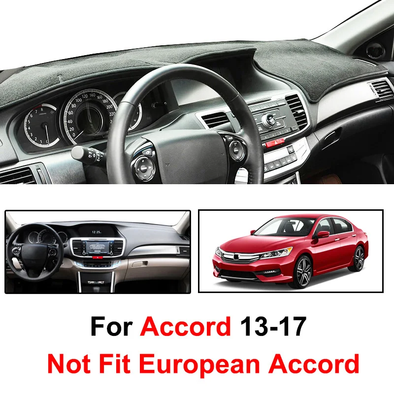 Чехол для приборной панели автомобиля Honda Accord 9 2013-, коврик для приборной платформы, ковры, защита от солнца, аксессуары для подушки