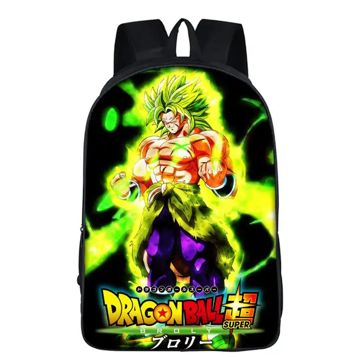 Аниме Dragon Ball Z рюкзак для подростков мальчиков девочек Супер Saiyan Sun Goku Vegeta Beerus школьные сумки ежедневный рюкзак для детей лучший подарок - Цвет: Темный хаки