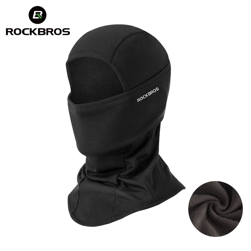 ROCKBROS Сноуборд маска для лица ветрозащитная теплая уличная термальная флисовая Лыжная маска дышащая мужская женская Беговая походная Лыжная шапка