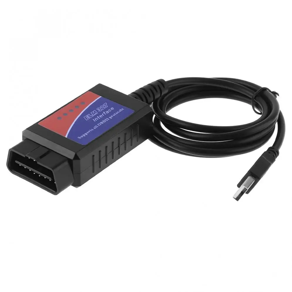 12V Мини-автомобиль-детектор USB Интерфейс ELM327 V 1,5 автомобильный диагностический инструмент измерения расхода топлива