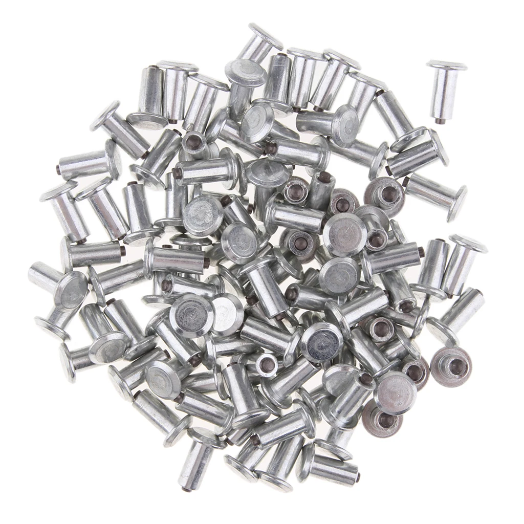 100pcs Tire Screws Snow Chains Flat Tire Studs 13mm For Car Motorcycle