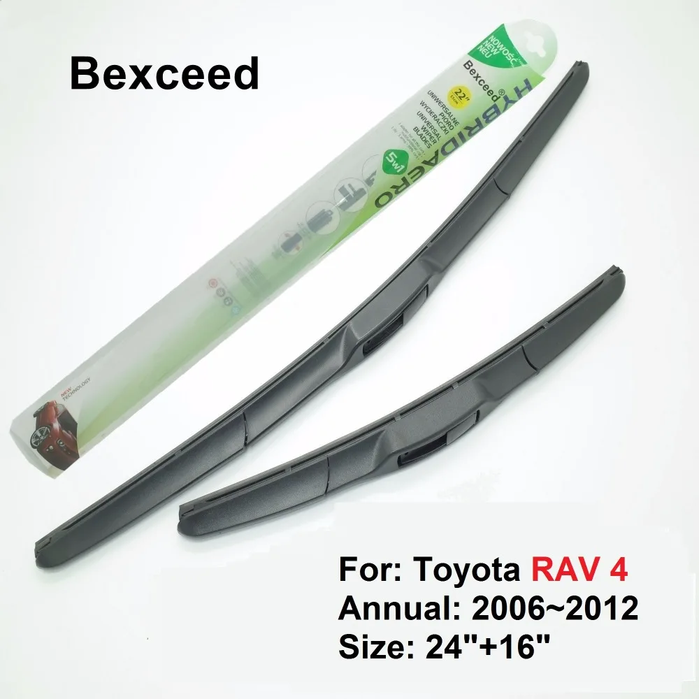 Hybrid Wiper Blade for Toyota RAV4 24"+16" High Quality Bexceed of Car