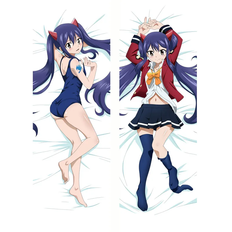 

Japan Hot Cosplay Anime Dakimakura FAIRY TAIL Wendy Marvell Hugging Body Pillow Case Otaku Costume Cover Bedding Gift