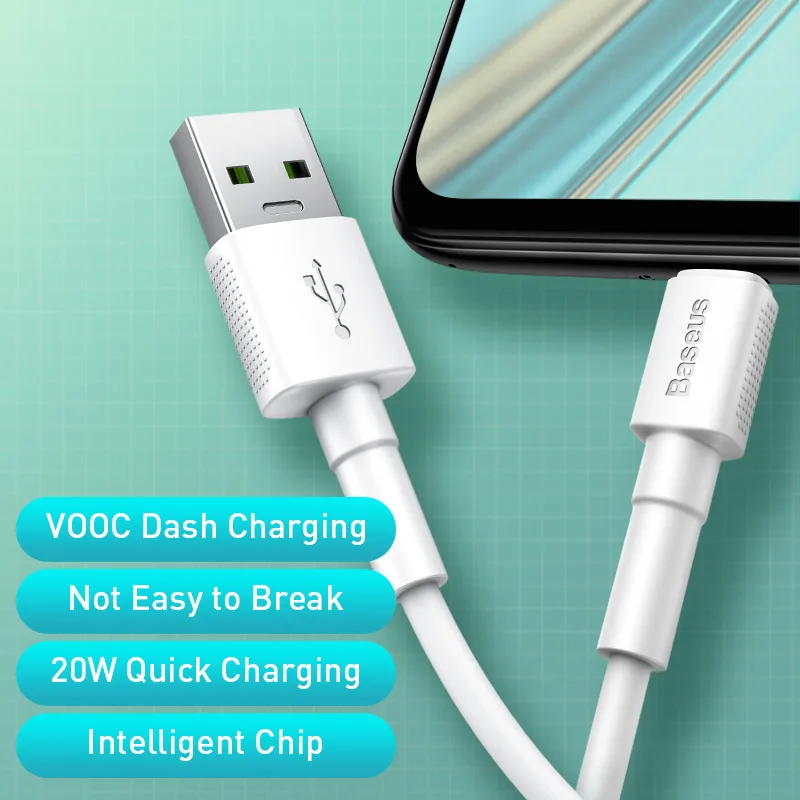 Baseus Micro USB кабель для OPPO 4A VOOC Быстрая зарядка кабель зарядного устройства микро-usb для samsung Note 4 Xiaomi Pixel 2 шнур для передачи данных