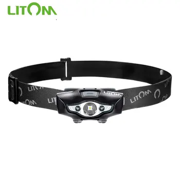 

Litom LHL2 ipx6 Waterproof LED HeadLamps 100 lumens 6 Light Models Powered By AA Battery For Hiking Camping Outdoor Reading Run