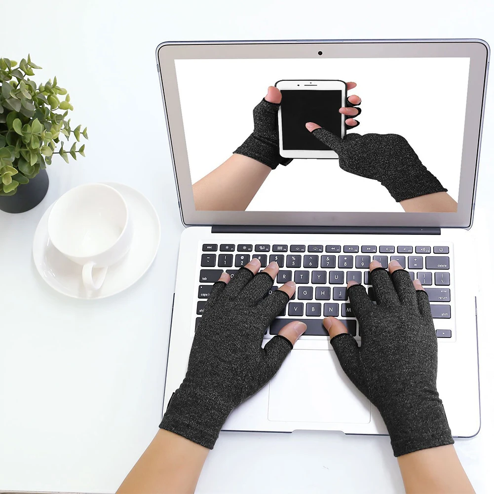 Мужские и женские компрессионные черные карпальные туннели здоровья рук ...