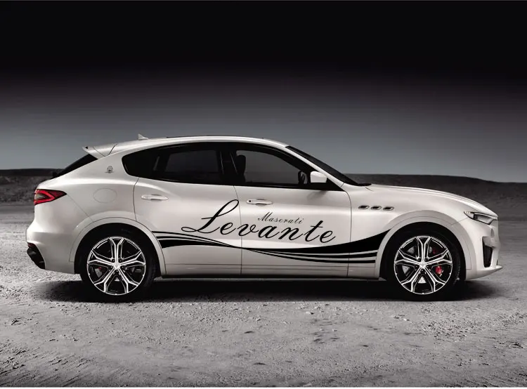 World Datong, спортивные полоски, автомобильные наклейки для Maserati Levante Mark Levinson, автомобильные наклейки с обеих сторон