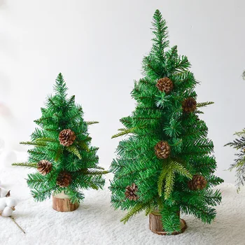 

snow mini Christmas tree desktop ornaments 45/60cm Christmas decorations for home arbol de navidad arvore de natal kerstboom new