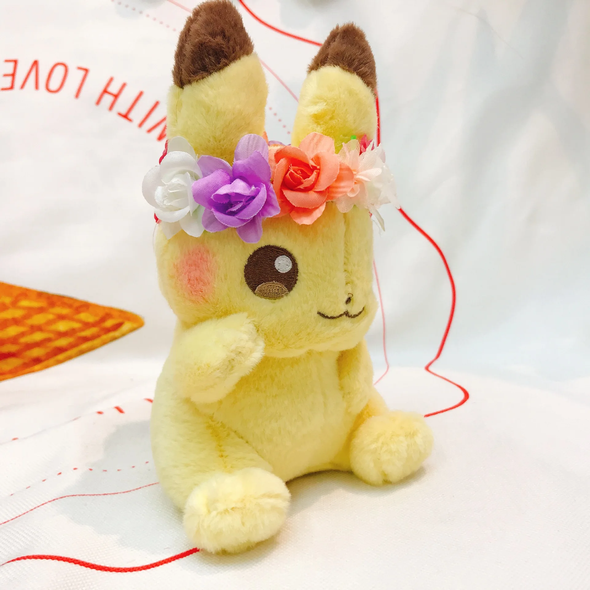 15 см, плюшевый венок Eevee, красивый, Горячий,, милый,, мягкий, Рождественский подарок на день рождения, Детская кукла, положительная энергия