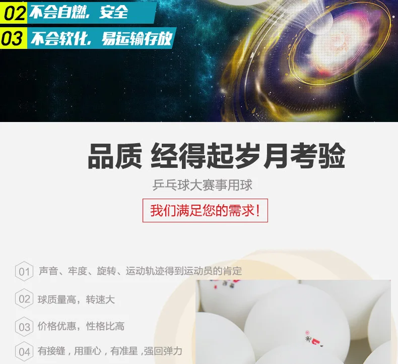 Furra Official Genuine Product ABS New Materials 1 Star Ping Pong 40+ Game Training Ball