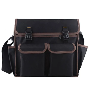 

Black Thick Oxford Cloth Multifunctional Hardware Tool Bag Shoulder Strap Tool Bag Backpack