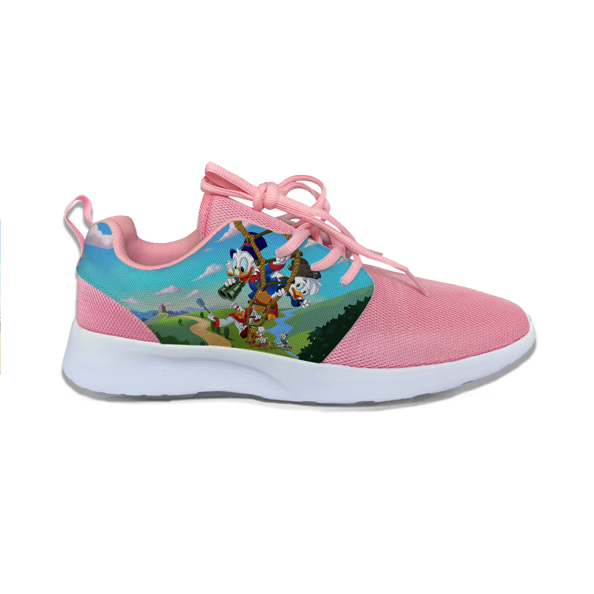 

Cartoon DuckTale Mcduck Scrooge Hot Lovely Funny Sport Running Shoes Fashion Kids Casual Breathable Sneakers Boys Girls Children
