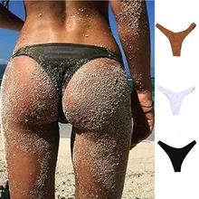 Сексуальные бикини, стринги, Женская бразильская одежда для плавания, 3 цвета, купальный костюм, бикини, трусики, дерзкие стринги, мини бикини-танга, плавки 11,18