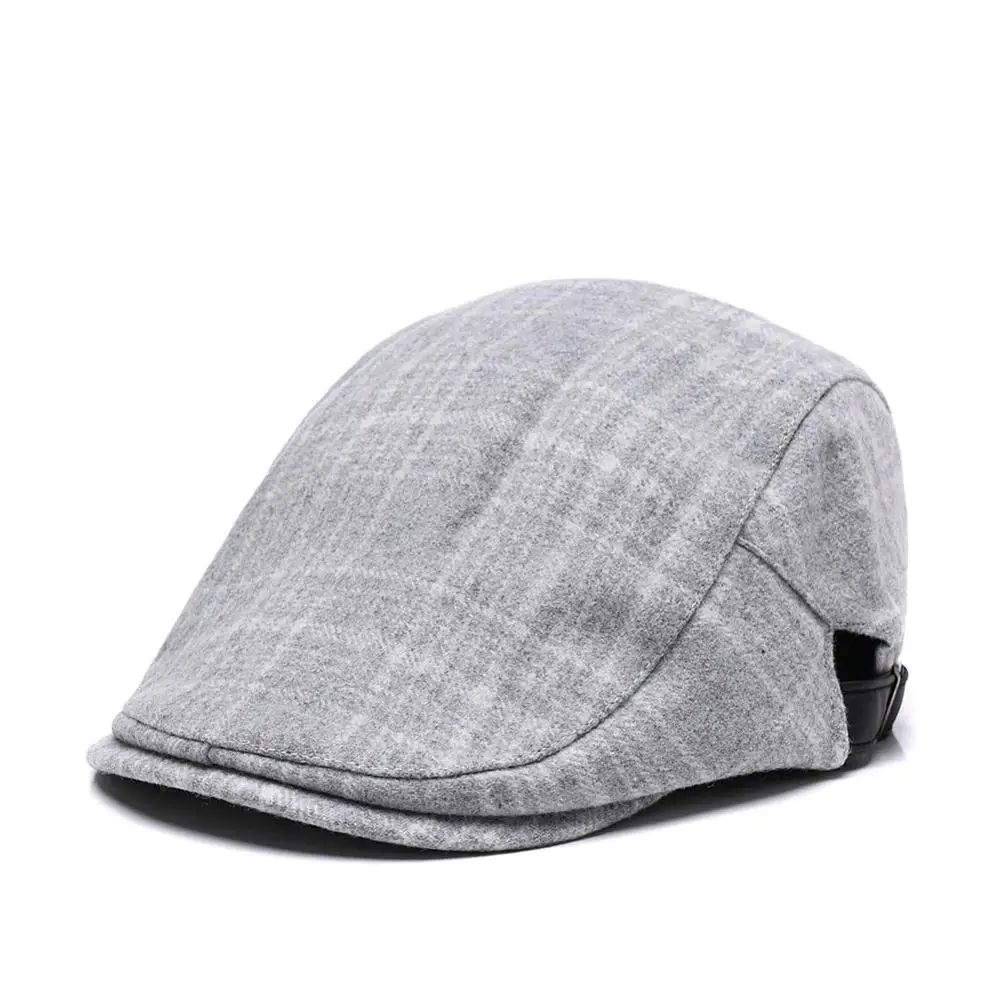 

Wool Newsboy IVY Hat, Cotton Flat Snap Driving Cabbie Golf Hunting Gatsby Cap Hunting Beret Visor Caps Adult Casual Peaked Hats
