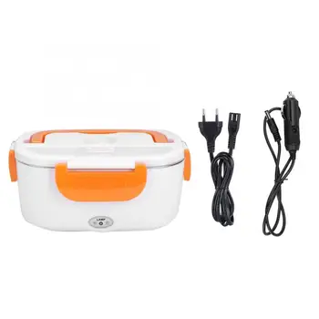 

Bento Boxes Heated Food Containers 2 in 1 Portable Electric Heated Lunch Box Car Home Auto Food Rice Container Warmer