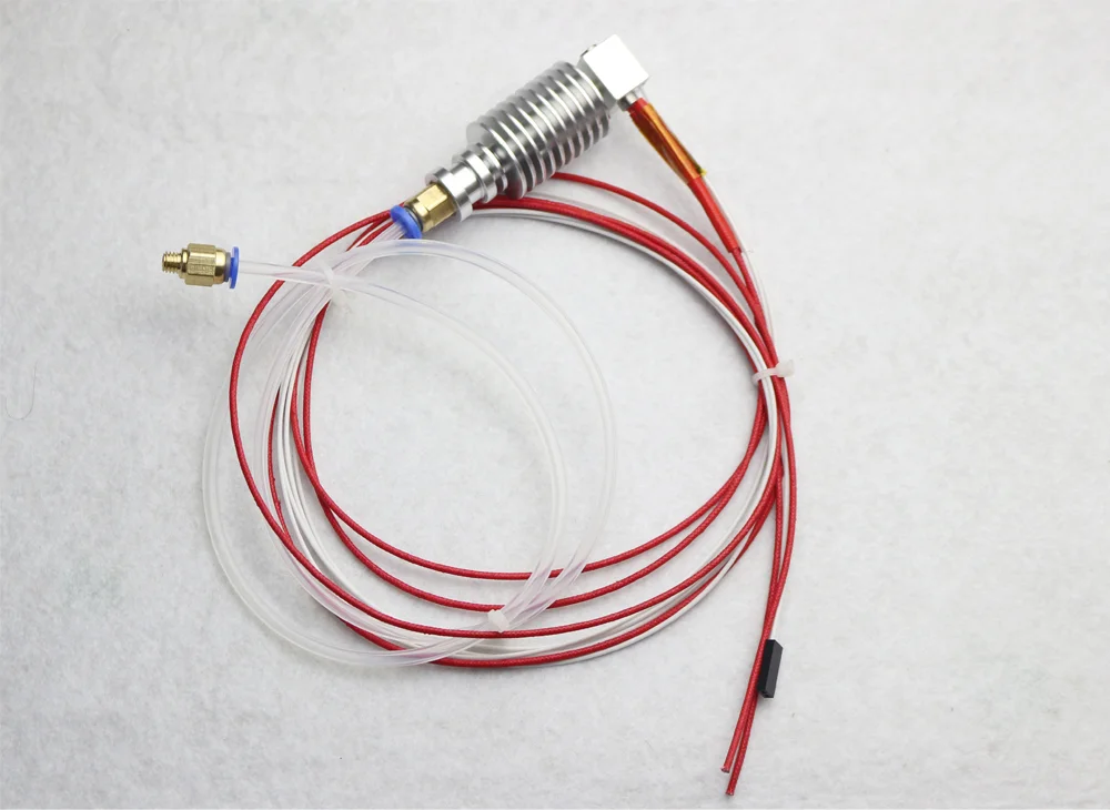 3d печатающая головка экструдер на большие расстояния j-головка Hotend сопло 0,4 мм диаметр подачи на входе 1,75 нить латунная насадка