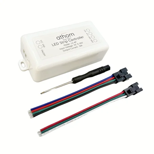 Athom-스마트 홈 사전 플래시 고출력 WLED, 5-24V, WS2812B, WS2811, SK6812, TM1814, WS2813, WS2815 LED 조명 스트립 컨트롤러 3