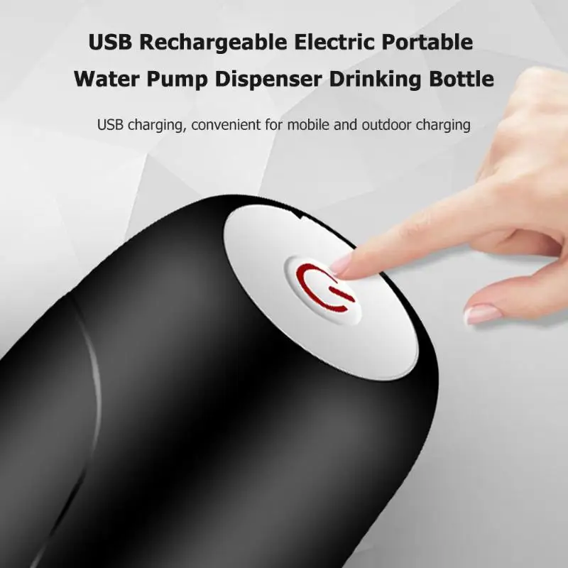 USB Автоматическая подзарядка электрический портативный диспенсер для водяного насоса галлон питьевой дозатор для бутылки для домашнего офиса