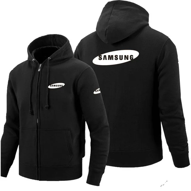 Мужская толстовка на молнии с логотипом samsung, толстовки на молнии, осенняя толстовка с капюшоном, зимняя длинная модная повседневная одежда E