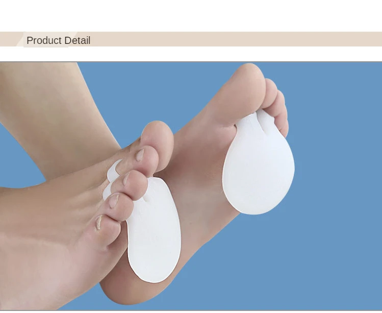 Dedo do pé Cuidados com os Pés Antepé Ajustador Protetor Macio Coxim Separador Pedicure Corrector Ortopedia Masculino - Feminino 80pieces = 40pairs 10 Beleza e saúde