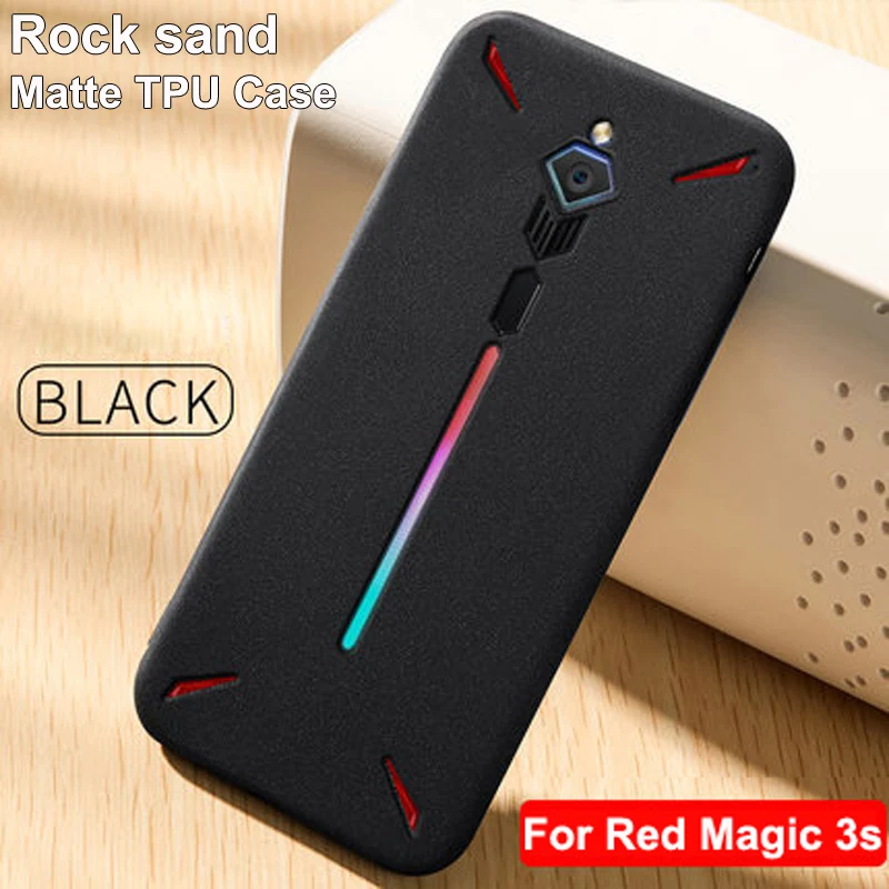 

For ZTE Nubia Red Magic 3s Case RedMagic 3s 3s Sandstone Soft back cover For ZTE Nubia Red Magic3s Slim Matte TPU phone Cases