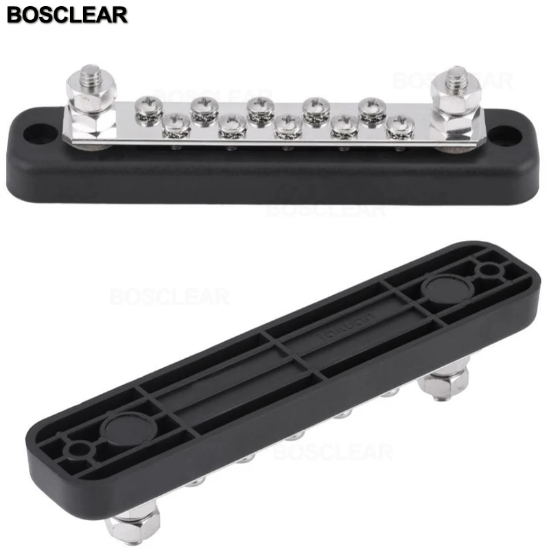 100A-150A AC DC 4/5/10/20 Gang клеммной колодки общий шина с латунные клеммы для грузовых автомобилей, жилых автомобильных прицепах Автобусы лодки и т. д