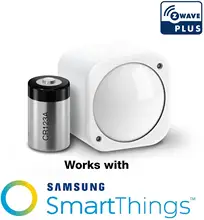 Z-Wave Plus 6-in-1 Motion Temperature Humidity Light UV Vibration Sensor Multisensor 6 with Battery Compatiable Home assistant