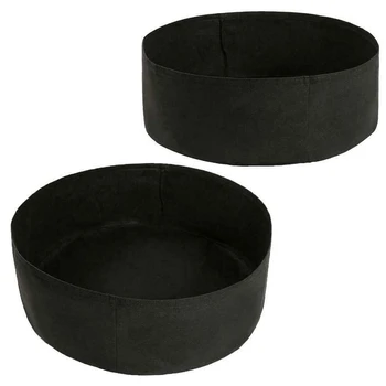 

2PCS Plant Bed Garden Flower Planter Elevated Vegetable Box Round Planter Garden Bed Bag for Herb Flower Vegetable