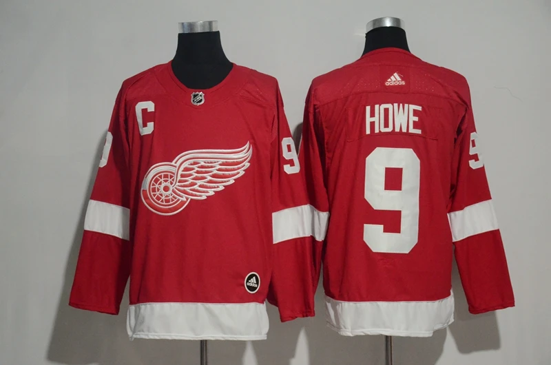 Сшитые Детройт мужские взрослые#71 Dylan Larkin 9 Howe 19 Yzerman Джерси