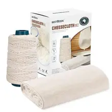 BESTONZON набор марлей для масла и сыра ткань пеньковая веревка принадлежности для приготовления сыра для кухни ремесло для дома