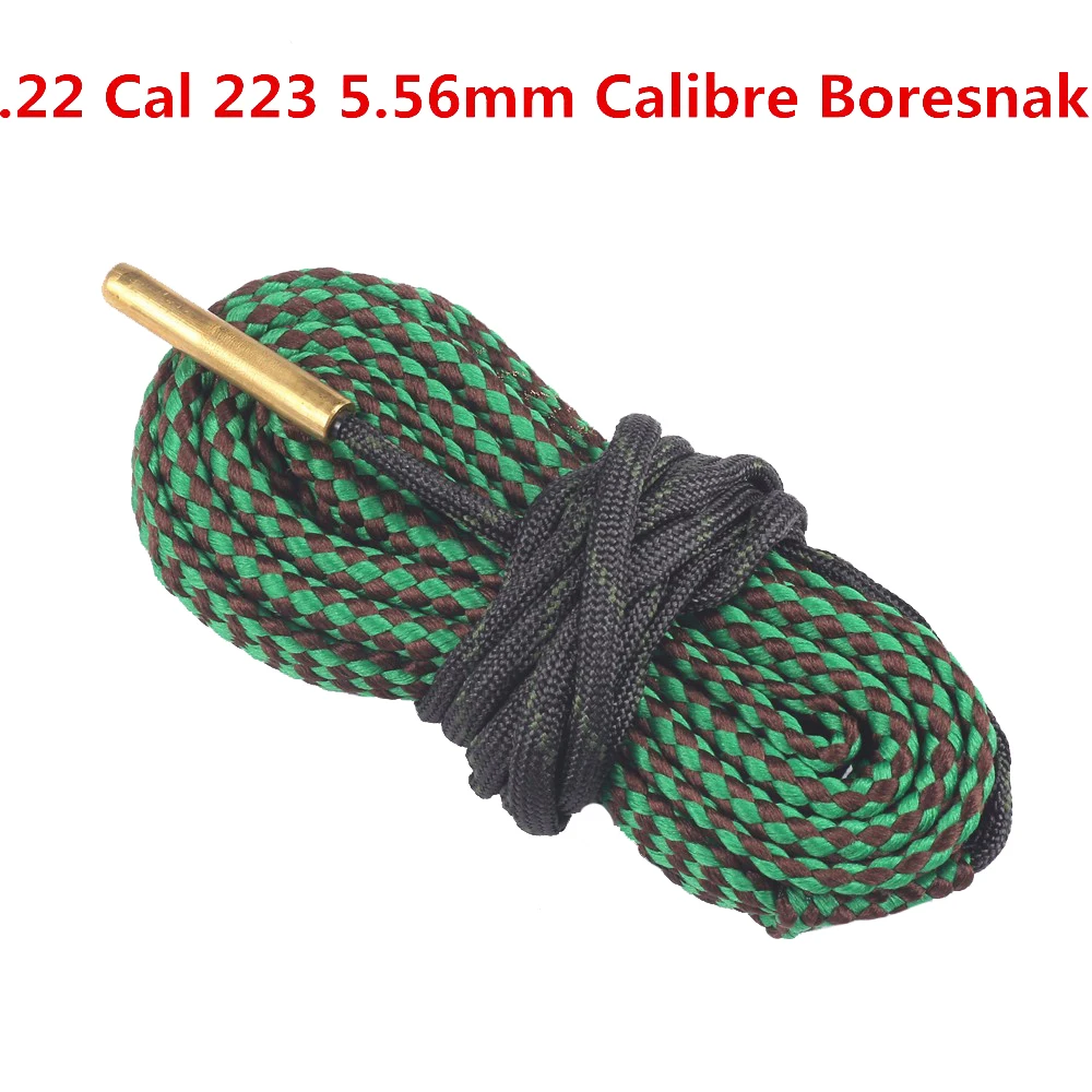 Охотничьи отверстия для чистки змеиной винтовки 22 Cal 223 5,56 мм/7,62 мм. 308. 300. 303Cal/9 мм Калибр канат Boresnake винтовка ствол комплект Caza