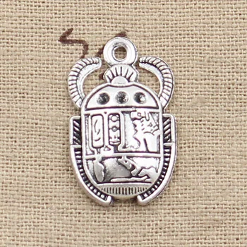 

15pcs Charms Insect Hexapod Bug 25x16mm Antique Silver Color Pendants DIYCrafts Making Findings Handmade Tibetan Jewelry