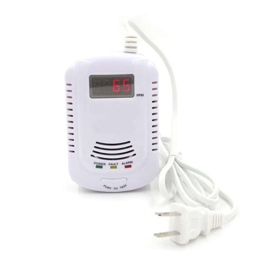 Beste Yobang Security Natuurlijke Gaslek Alarm Sensor Met Voice Waarschuwing Alarm Sensor Thuis Secrity Gas Sensor Met Alarm Lek Detector