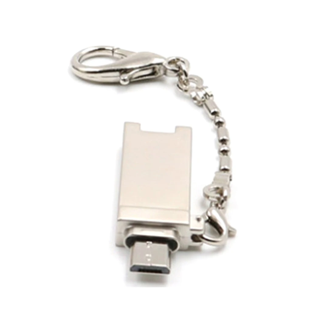 OTG телефон камера Micro SD TF карта памяти Высокоскоростной USB 3,1 кард-ридер цепь прилагается Micro USB/type-c - Цвет: NO.2
