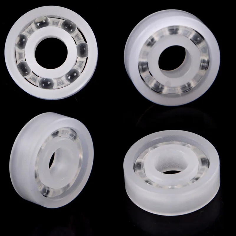 

1PC 608 Roller Bearings Ball Bearing Skate Miniature Micro Plastic Ball Bearings For Toy Motors Doors Hand Finger Fidget Spinner