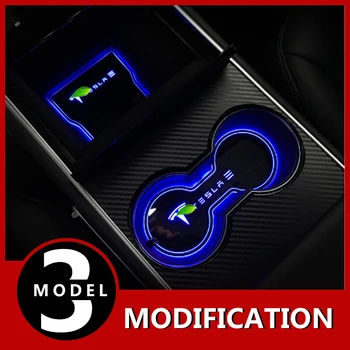 

Applicable to for Tesla for model 3 central control illuminating water coaster modified atmosphere lights decorative accessories