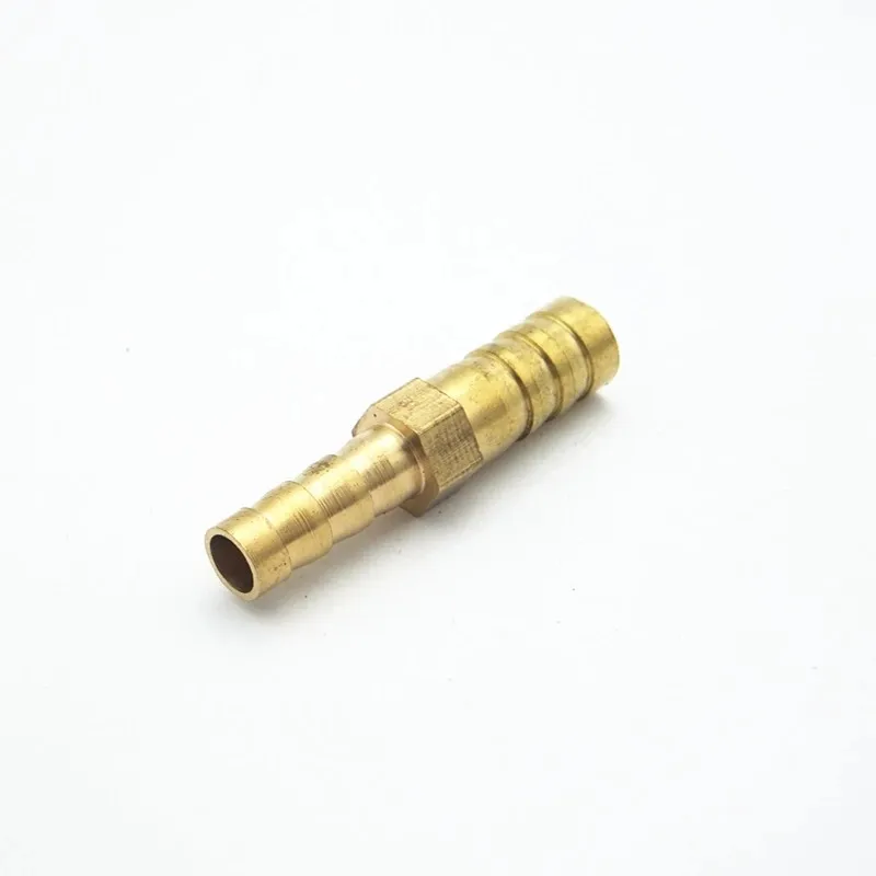 4mm 5mm 6mm 8mm 10mm 12mm 14mm 16mm 18mm 20mm 2 Way Straight Hose Barb Brass Pipe Fitting Reducer Coupler Connector pipe fitting water pipe fitting hose pipe fitting