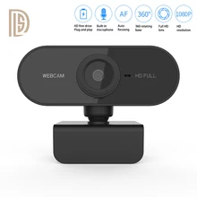 Full HD Webcam 1080P Mini Computer Autofocus Web Cam USB Rotatable Web Camera With Microphone For PC Video Calling Stream Camara