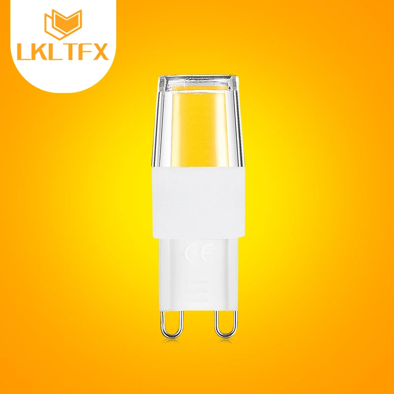 LKLTFX 100 шт. led G9 1508 COB AC 220 В освещение светодиодные лампы мини 110 в