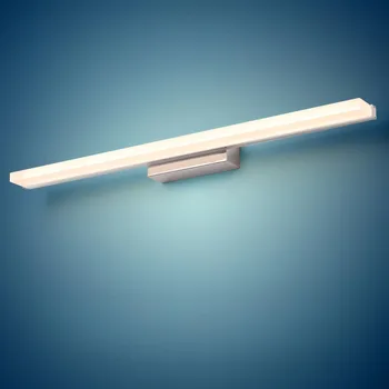 

Modern LED Stainless Steel Waterproof Bathroom Makeup Front Mirror Light Wall Lamp Bathroom Vanity Lighting Wall Mounted Fixture