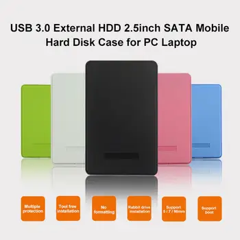 

hdd case 5Gbps USB 3.0 External HDD 2.5inch SATA Mobile Hard Disk Case for PC Laptop бокс для жесткого диска 2.5 hdd case