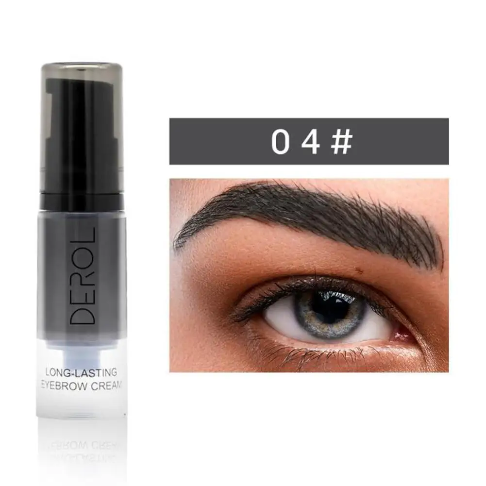04 MeterMall 6ml Quick-drying Eyebrow Enhancer Dye Eyebrow Gel Tint Gel Tattoo Makeup Waterproof Eyebrow Cream Dye Color Natural - Цвет: 04