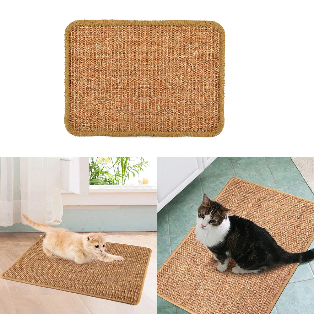 

Natural sisal toy for cats tower climb tree Cat Scratch Pad board Protect furniture Foot Cat litter mat cat scratch post