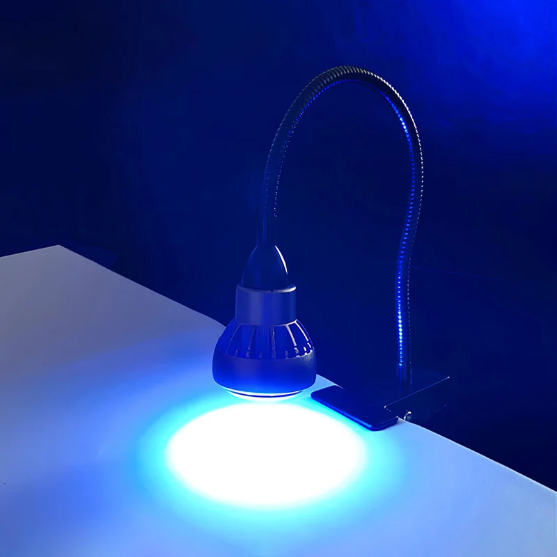 405nmUVResinCuringLampLEDUltravioletLightPointSpotlightClip