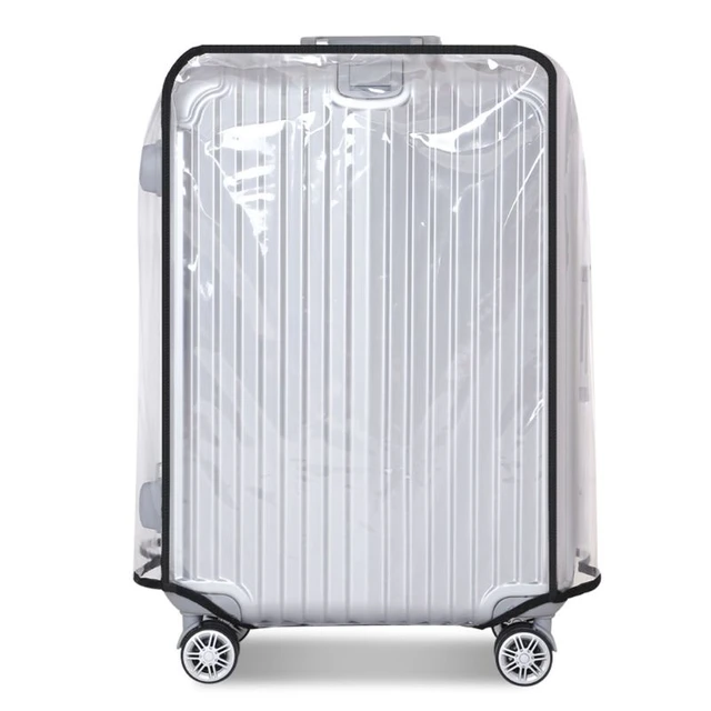 Pvc Transparent Suitcase Covers Zipper Travel Luggage Cover Elastic Cloth  Dusproof Suitcase Protective Covers Travel Accessories - Luggage Cover -  AliExpress