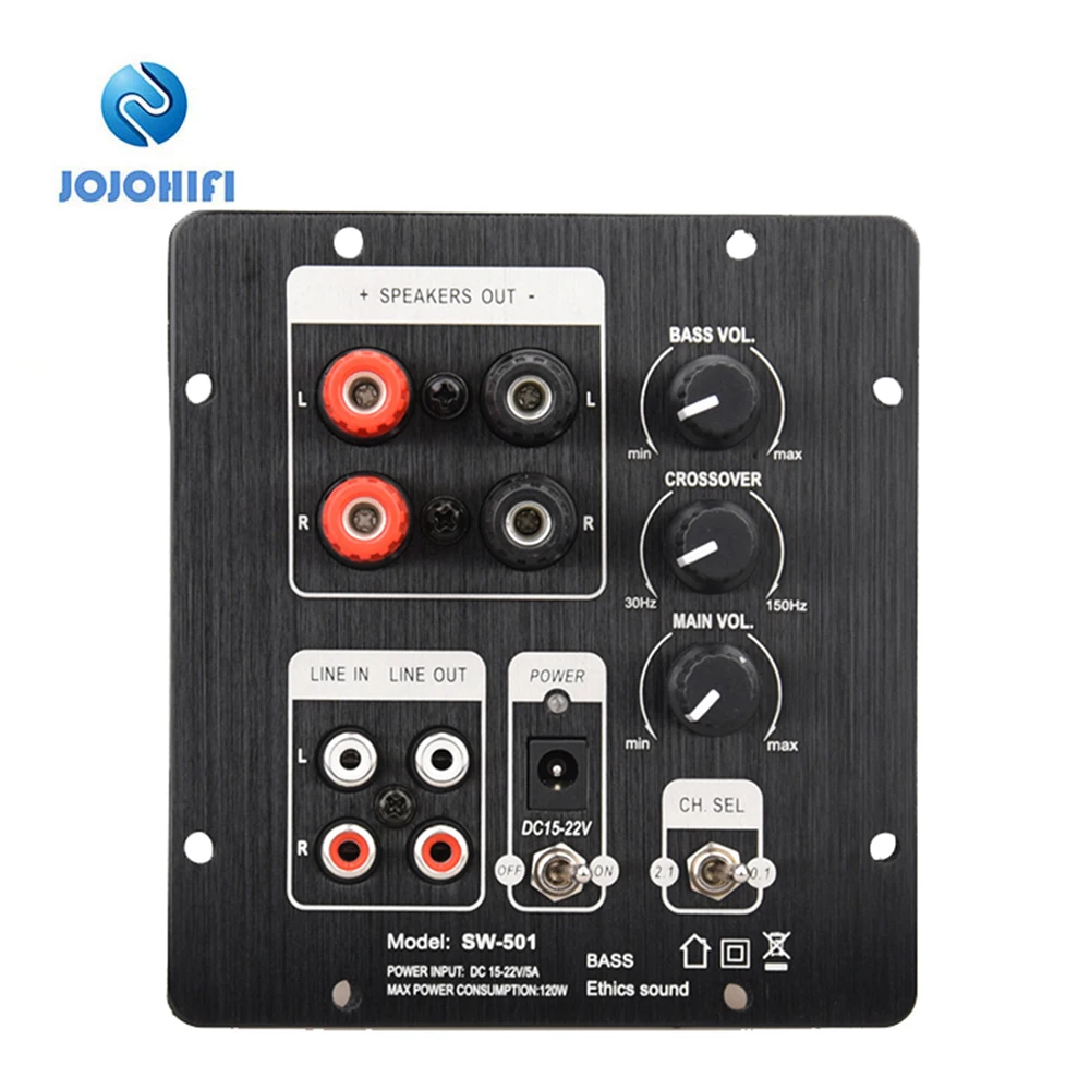 

TPA3118 2.1 Channel 60W+30W*2 DC 15-22V Subwoofer Amplifier Board Digital Amplifier Finished Board with Independent 2.0 Output
